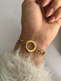 دستبند زنانه طرح طلا